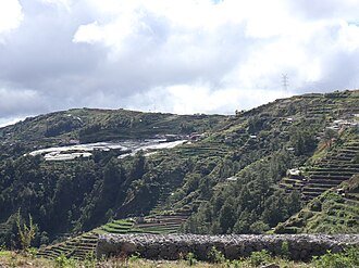 Vegetable farms on the hillsides of Sayangan, Atok, Benguet